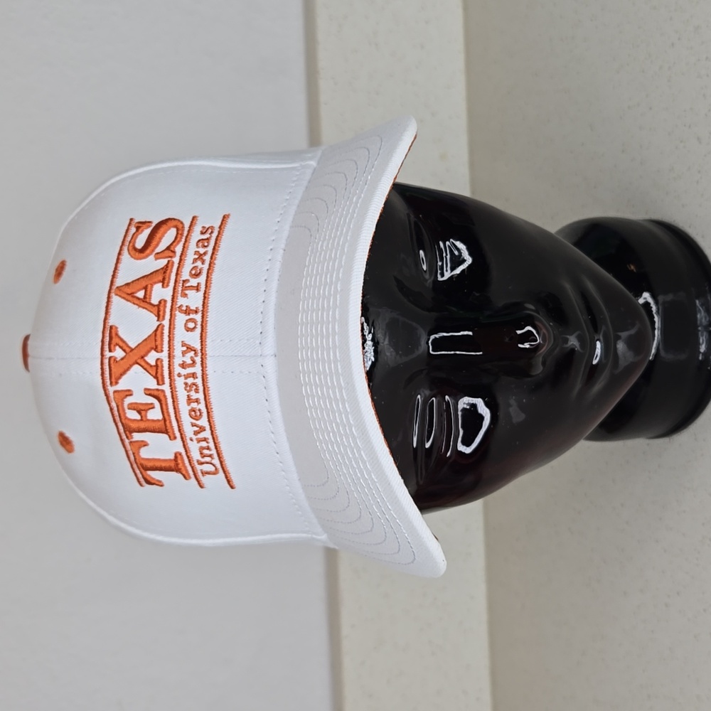 Texas UT Longhorns Retro Bar Adjustable Hat - White NWT